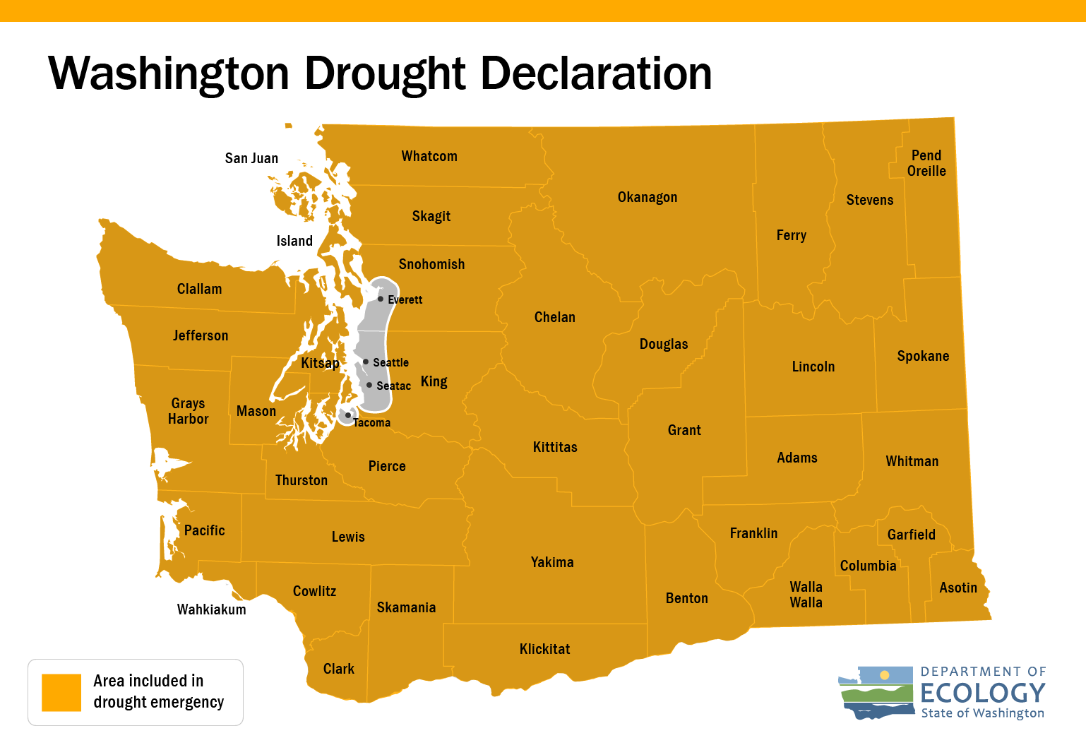 Apr. 16 - Drought Declaration - Washington State Department Of Ecology